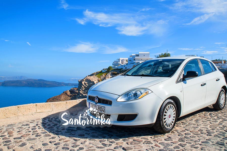 Аренда автомобиля на Санторини, Греция: хэтчбек Fiat Punto