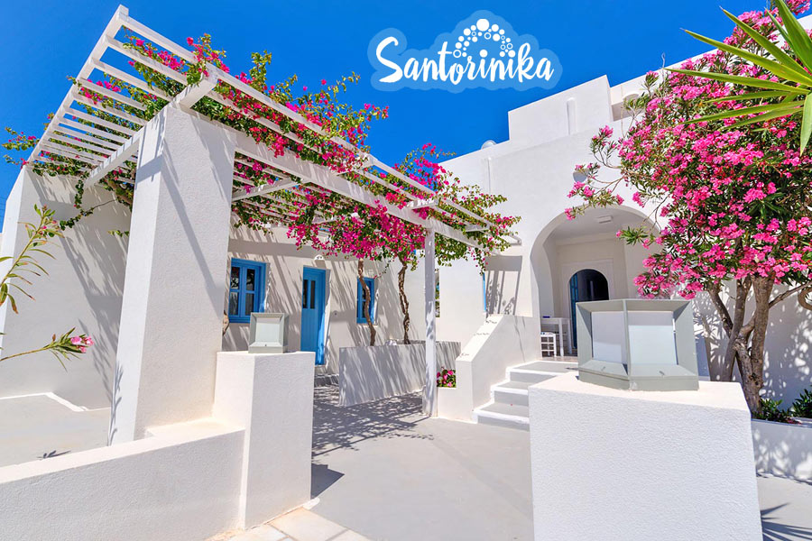 Sigalas Beach Hotel in Kamari, Santorini, Greece