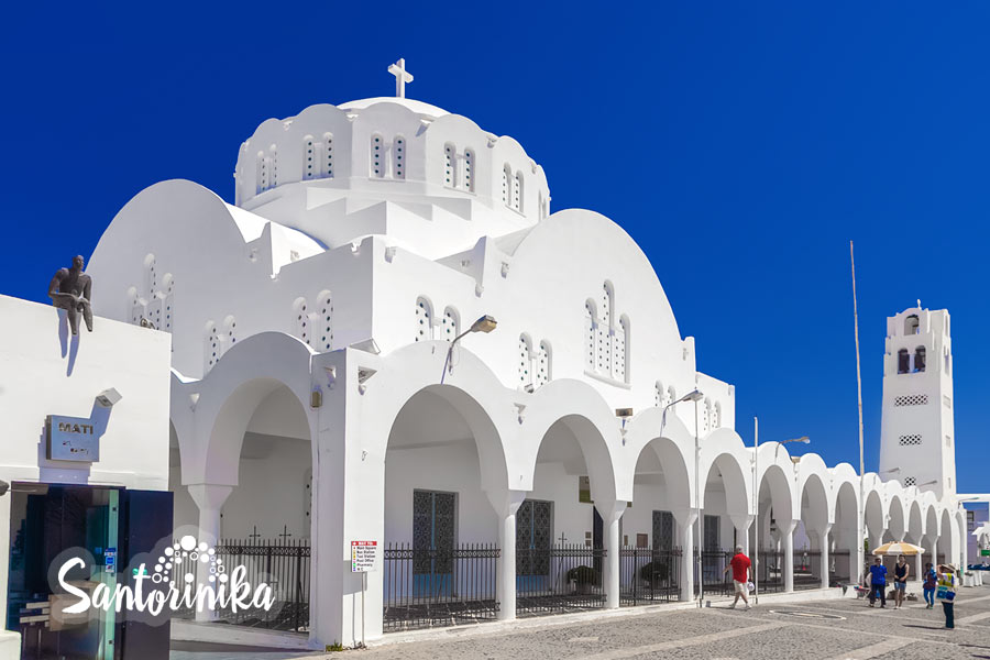 The Orthodox Metropolitan Church Ypapantis, Santorini, Greece