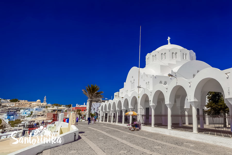 The Orthodox Metropolitan Church of Santorini, Greece