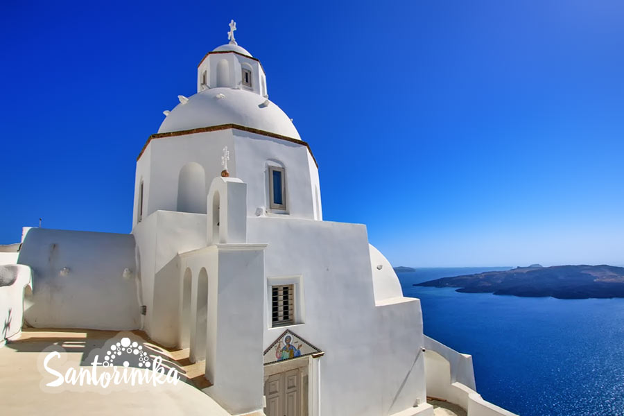 Church of Agios Minas (also known as Katofirianos), Santorini, Greece
